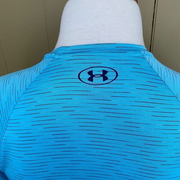 Under Armour The Tech Tee men S loose fit short sleeve Crewneck stripe t-shirt - Picture 5 of 9